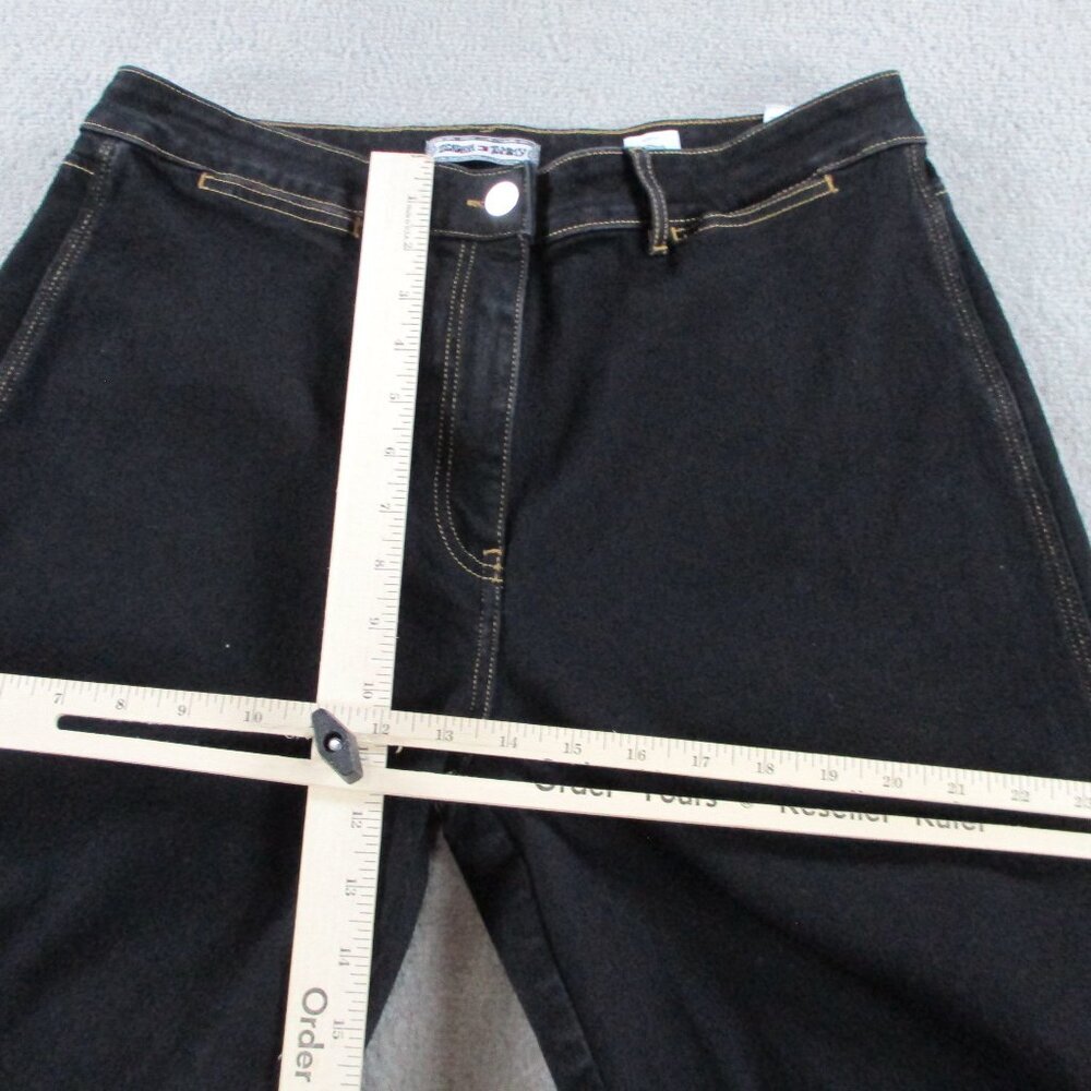 Zendaya x Tommy Hilfiger Jeans Womens 33/32 Black Flare Boot High Waisted Pants - Picture 9 of 13